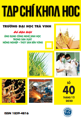 					Xem 2020: Số 40 - Tạp chí Khoa học Trường Đại học Trà Vinh
				